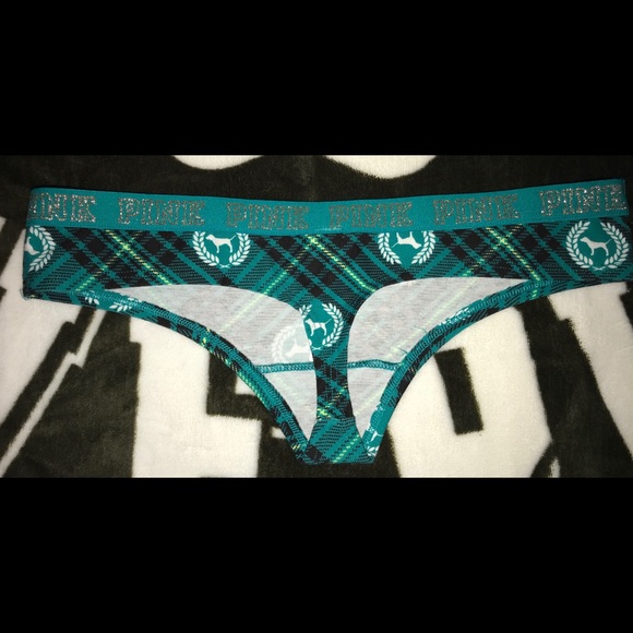 💗NWT VS PINK BANDED THONG💗 - Picture 3 of 5